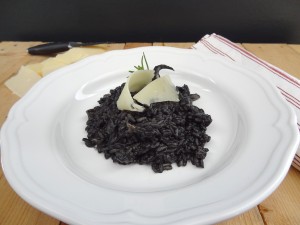 Black risotto